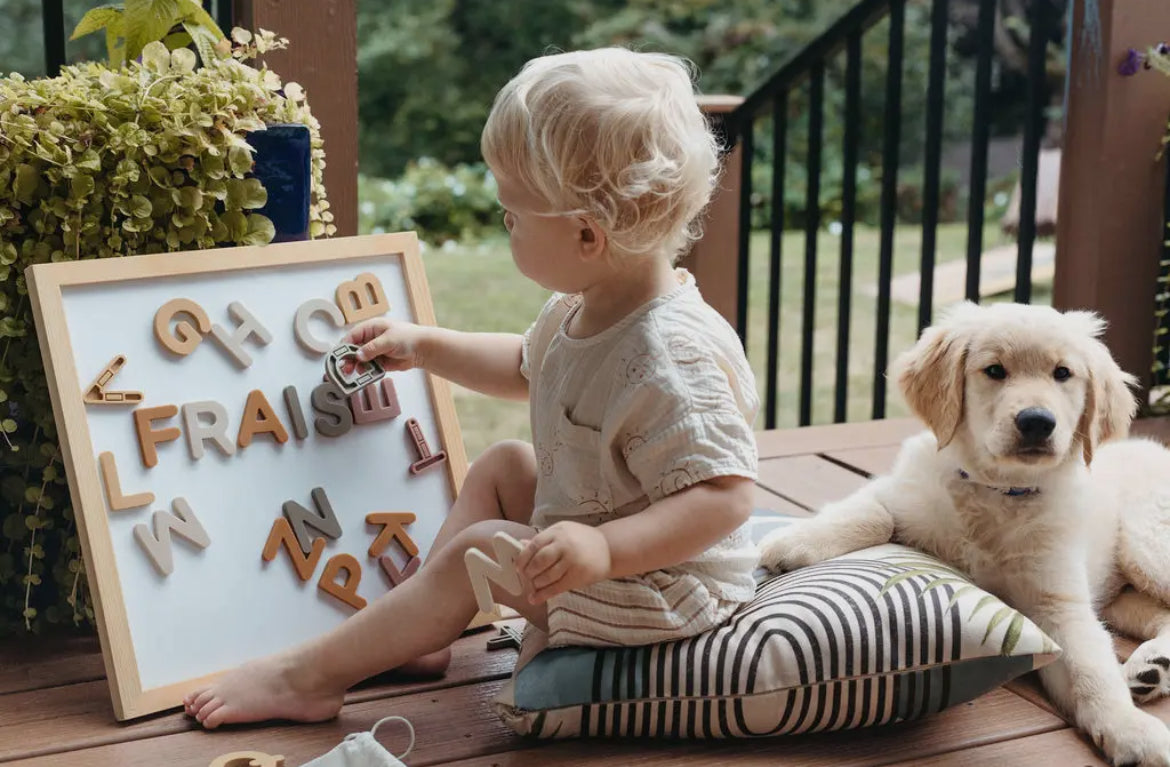 Alphabet Magnetic Letters Silicone (Plastic-Free)